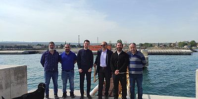 Feribot İskelesinde Çalışmalar İncelendi