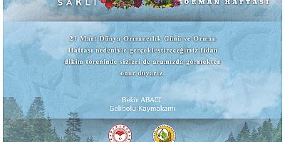 Fidanlar Toprakla Buluşacak