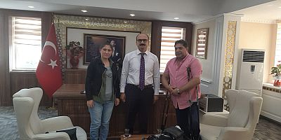 Gazetecilerden Kaymakam Abacı’ya Ziyaret