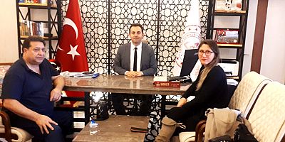 Gazetecilerden Milli Eğitim Müdürü Aydın’a Ziyaret