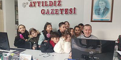 Gazi Süleyman Paşa İlkokulu Öğrencilerinden Gazetemize Ziyaret