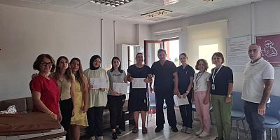 Gebe Okulu Mezunları Diplomalarını Aldı