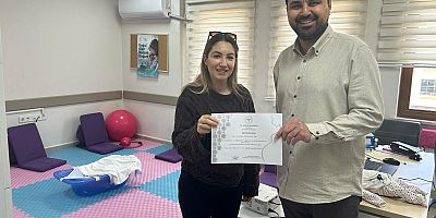 Gebe Okulu Mezunlarına Katılım Belgeleri Verildi