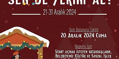 Gelibolu Belediyesi’nden Yeni Yıl Pazarı Daveti