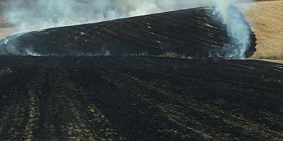 Gelibolu’da Anız Yangını