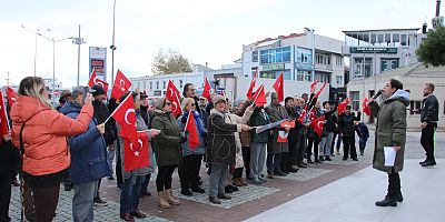 Gelibolu'da Teğmenler İçin Destek Mitingi