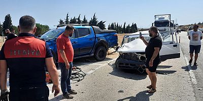 Gelibolu-Eceabat Karayolunda Yaralamalı Trafik Kazası