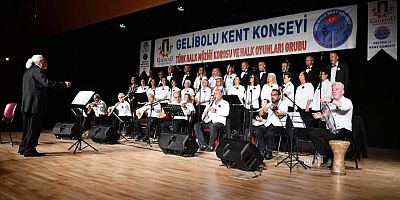 Gelibolu Kent Konseyi Türk Halk Müziği Korosundan Muhteşem Konser
