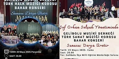 Gelibolu Musiki Derneği Bahar Konserleri Başlıyor