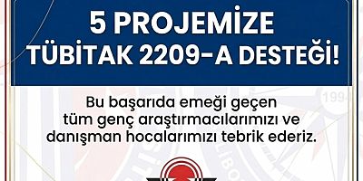 Gelibolu Piri Reis MYO’nun 5 Projesine TÜBİTAK 2209-A Desteği