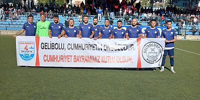 Geliboluspor’dan Kendi Evinde Galibiyet