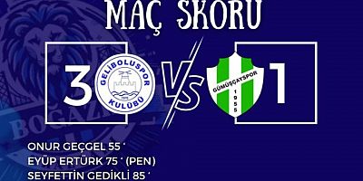 Geliboluspor Önemli Bir Galibiyet Elde Etti