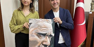 Genç Sanatçıdan Başkan Soyuak’a Ziyaret