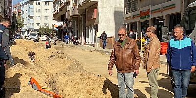 Gölcük Caddesi’nde Doğalgaz Çalışmaları Başladı
