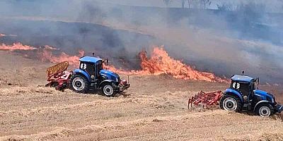 Güneyli Köyü Yakınlarında Yangın