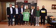 Güneylispor, Aksakallı’yı Ziyaret Etti