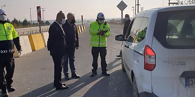 Hafta Sonu Sokağa Çıkma Yasağı Uygulama Noktalarında Denetim