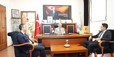 Halk Bankası Müdüründen Başkan Özacar’a Ziyaret