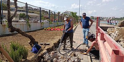 Hamzakoy’da Çevre Düzenleme Çalışması