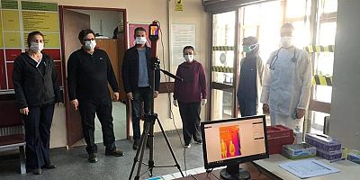 Hastaneye Termal Kamera Hediye Edildi