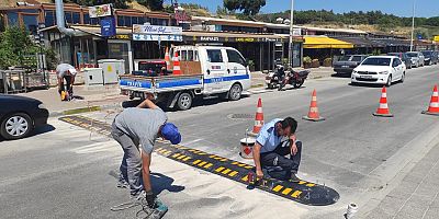 Hız Kesici Kasislerin Montajı Yapıldı
