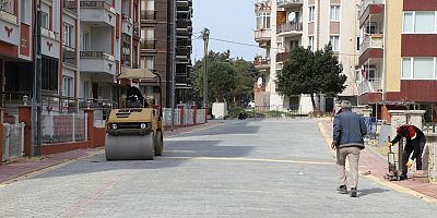Huzur Sokak’ta Üstyapı Çalışmaları Tamamlandı