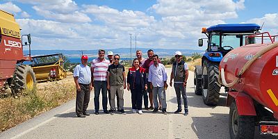 İl Tarım Müdürlüğü’nden İlçemizde İnceleme