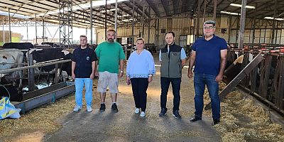 İl Tarım Müdürlüğü’nden İlçemizdeki Çiftliklere Ziyaret