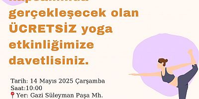 İlçe Sağlık Yoga Etkinliği Düzenleyecek