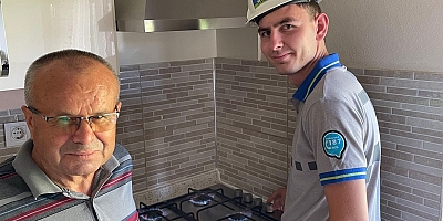 İlçemizde Doğalgazın İlk Ateşi Yandı