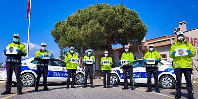 İlçeye Girişte Ateş Ölçme Uygulaması Yapılıyor