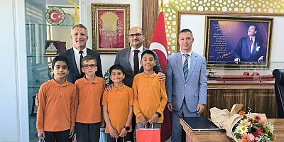 İlkokul Öğrencilerinden Kaymakam Abacı’ya Ziyaret
