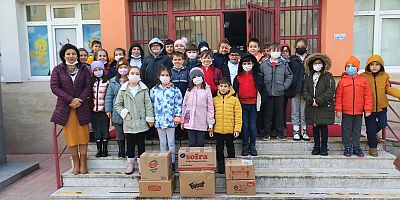 İlkokul Öğrencilerinden Mardin’deki Arkadaşlarına Yardım