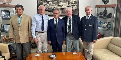 İngiltere ve Fransa’daki Uluslararası Dernekten Başkan Özacar’a Ziyaret