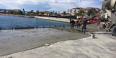 İskelede Yeni Yapılan İki Rampadan Biri Kapatıldı