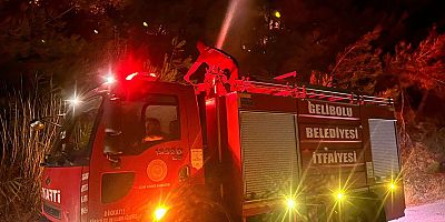İtfaiye Ekipleri Yangın Söndürme Çalışmalarına Destek Verdi