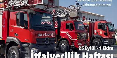 ‘İtfaiye Haftası Kutlu Olsun’