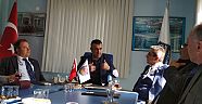 İYİ PARTİ İLÇE TEŞKİLATININ  ESNAF VE ŞOFÖRLER  ODASINA ZİYARETİ