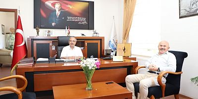 Kadastro İl Müdürü Şahinoğlu’ndan Başkan Özacar’a Ziyaret