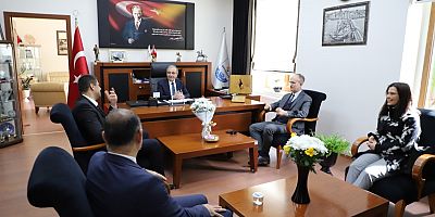 Kalkan’dan Başkan Özacar’a Ziyaret