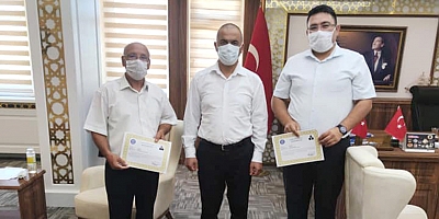 Karaca ve Can, Başarı Belgesi ile Ödüllendirildi