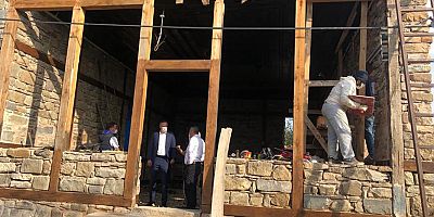 Karainebeyli Köy Kahvesinin Restorasyonunda Sona Yaklaşıldı