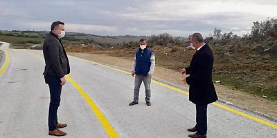 Kavaklıtepe-Yeniköy Arası Beton Yol Tamamlandı