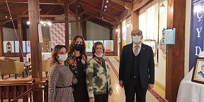 Kaymakam Abacı, ÇYDD Sergisini Gezdi