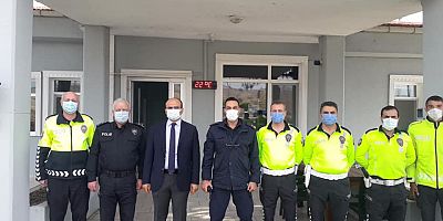 Kaymakam Abacı’dan Bölge Trafik İstasyonuna Ziyaret