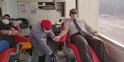 Kaymakam Abacı’dan Kan Bağışı