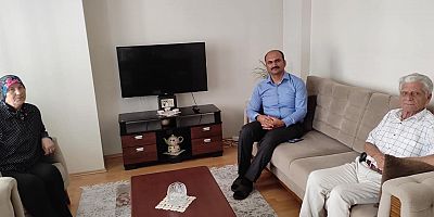 Kaymakam Abacı’dan Kıbrıs Gazisi Ahmet Kabay’a Ziyaret