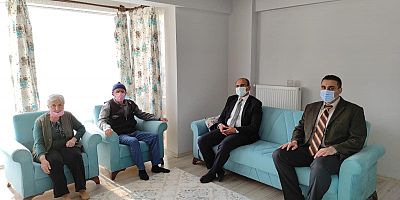 Kaymakam Abacı’dan Kıbrıs Gazisine Ziyaret