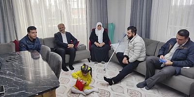 Kaymakam Abacı, Depremzede Ailelere Ziyaretlerini Sürdürüyor