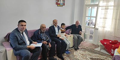 Kaymakam Abacı, Depremzede Aileleri Ziyaret Etti